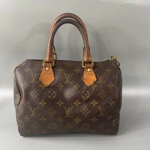 100% Authentic Louis Vuitton Monogram Speedy 25